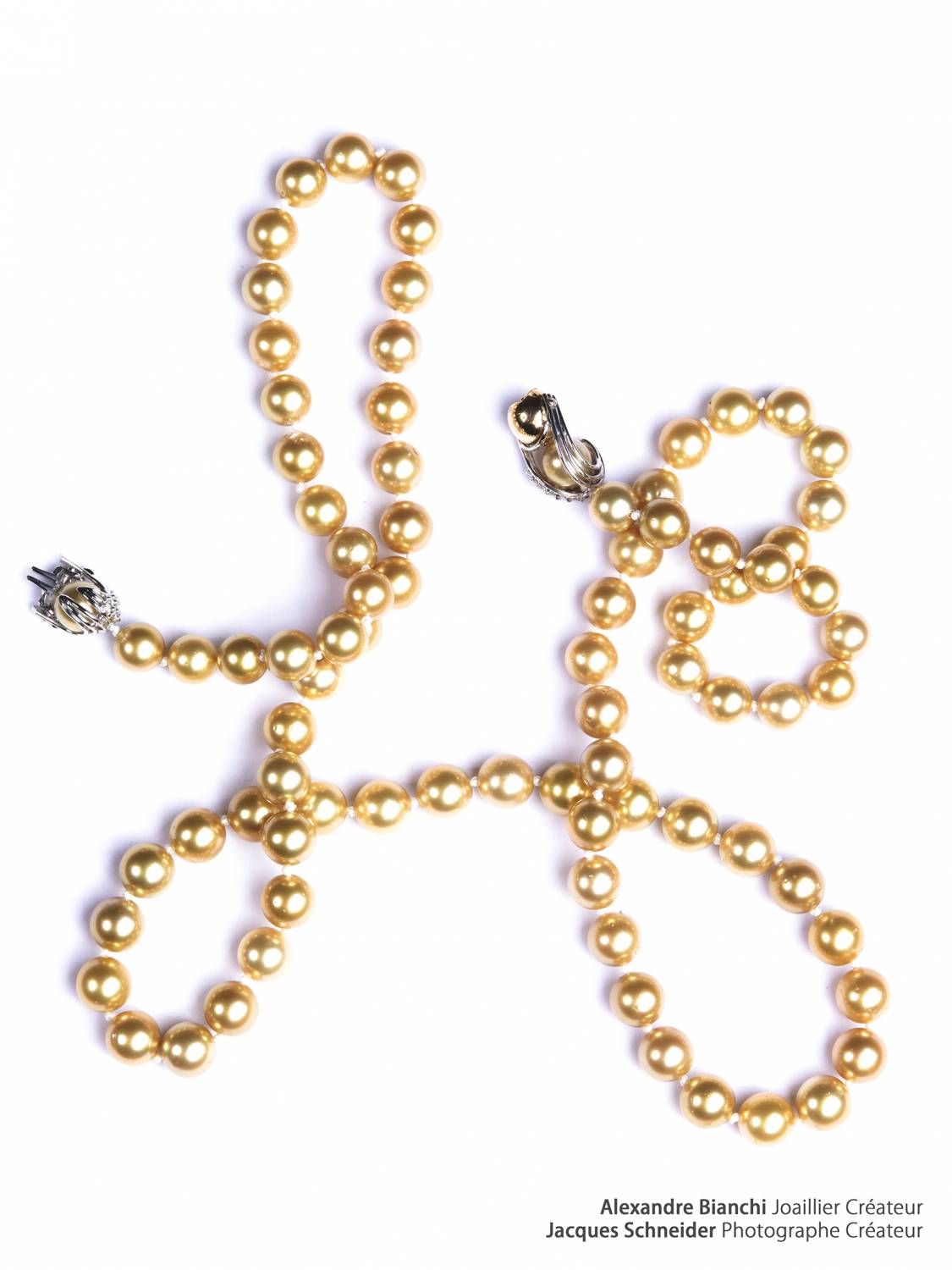 Des perles pour les noces de perles | Photo : Sautoir « Fleuve Pactol » BIANCHI