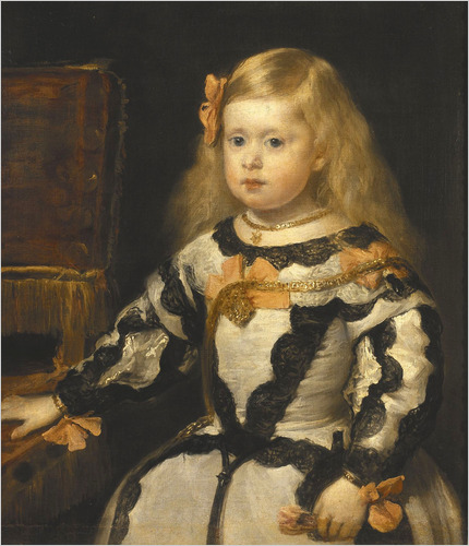 Margarita Teresa, fille de Philippe IV d’Espagne, est la première propriétaire royale du diamant Wittelsbach | Portrait, Musée du Louvre