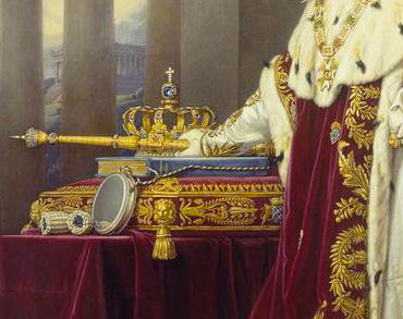 Le diamant Wittelsbach sertit la couronne des rois de Bavière, on peut l’apercevoir sous la croix