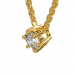 Chaîne pendentif Passionnément - B_008_J3N_D - Or jaune Diamant