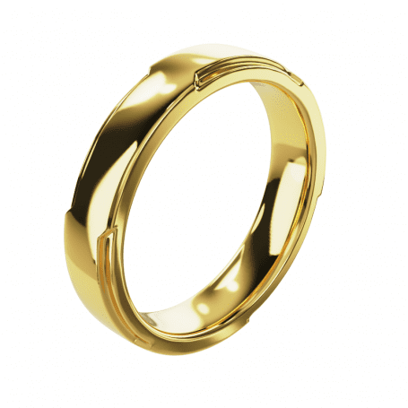 Bague Industriel - B_021_J3N - Or jaune