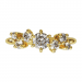 Bague Cassiopée - B_022_J3N - Or jaune Diamant
