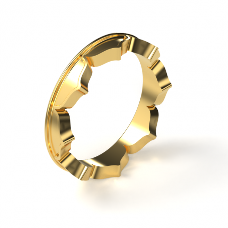 Bague Baronne - B_112_J3N - Or jaune