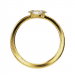 Bague Arlequin - B_143_J3N - Or jaune Diamant