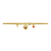 Bracelet Romance - B_151_J3N_Gr - Or jaune Grenat