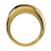 Bague Dome - B_161_J3N - Or jaune