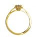 Bague Callisto - B_179_J3N_D - Or jaune Diamant
