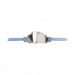 Gourmette Nuage - B_190_G - Or blanc Bleu Diamant