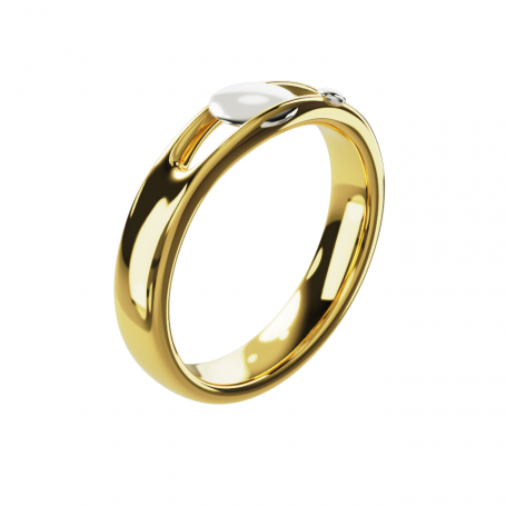 Alliance Eclipse - B_211_J3N_G - Or jaune et or blanc