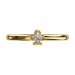 Bague Dame de trèfle - B_174_J3N - Or jaune Diamant