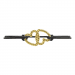 Bracelet Lié - B_235_J3N - Or jaune Noir