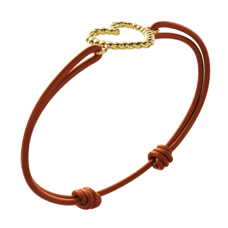 Bracelet - B_237_J3N - Or jaune Marron