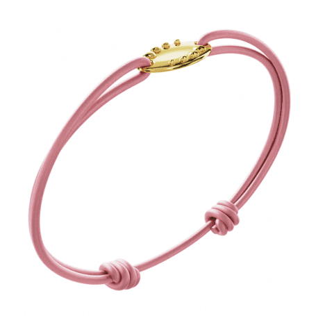 Bracelet Palette d'amour - B_239_J3N - Or jaune Marron