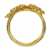 Bague Floral - B_294_J3N - Or jaune