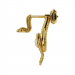 Boucles d'oreilles Serpent - B_274_J3N - Or jaune