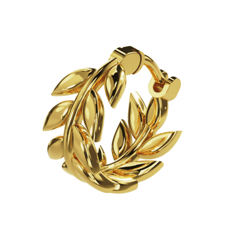 Piercing Rameau - B_304_J3N - Or jaune