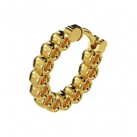 Piercing Bulles - B_305_J3N - Or jaune