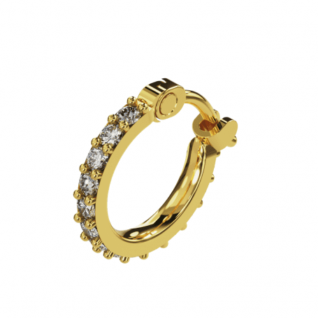 Piercing Eclat - B_307_J3N - Or jaune Diamant