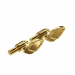 Boutons de manchette Bianchi - B_339_J3N - Or jaune
