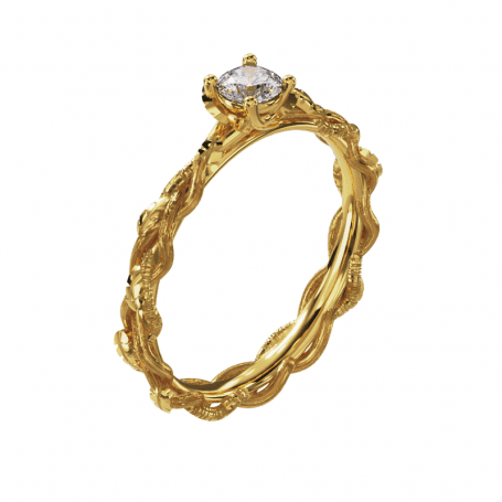 Bague Dryade - B_360_J3N - Or jaune