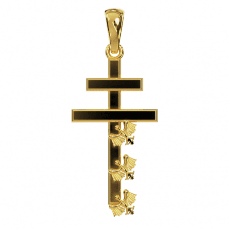 Pendentif Héraldique - B_413_J3N - Or jaune