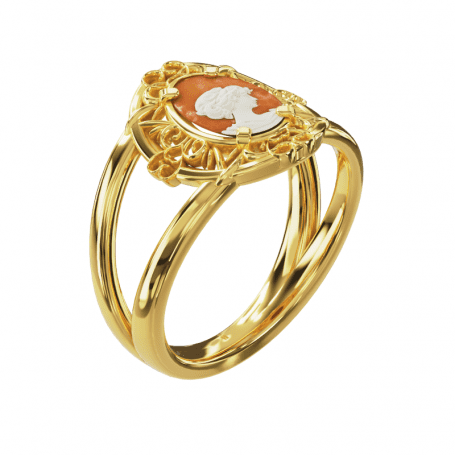 Bague Antique - B_427_J3N - Or jaune